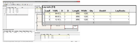 Online cutting and edging optimisation