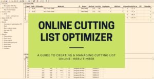 Online cutting list optimizer