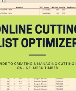 Online cutting list optimizer