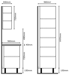 Standard Size For Kitchen Cabinet Base Tall Wall Cabinets Meru Timber