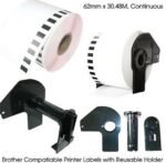 Premium Compatible Brother DK-22205 continuous label rolls