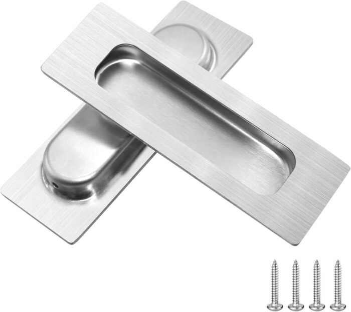 Recessed finger flush Pull handle for Sliding Door